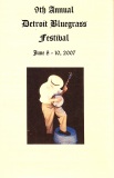 PROG-0136, Detroit Bluegrass Festival, 9th Annual, 2007