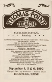 PROG-0160, Thomas Point Beach Bluegrass Festival, 1992