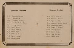 PROG-0178, Central Maine Bluegrass Festival, 8th Annual, 1982