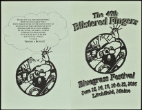 PROG-7860, Blistered Fingers Bluegrass Festival, 46th, June 2016